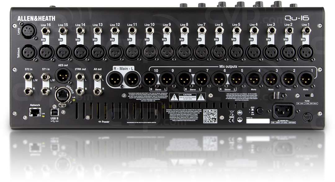 Buy Allen and Heath QU16 (QU16) Rack Mountable Digital Mixer with 16